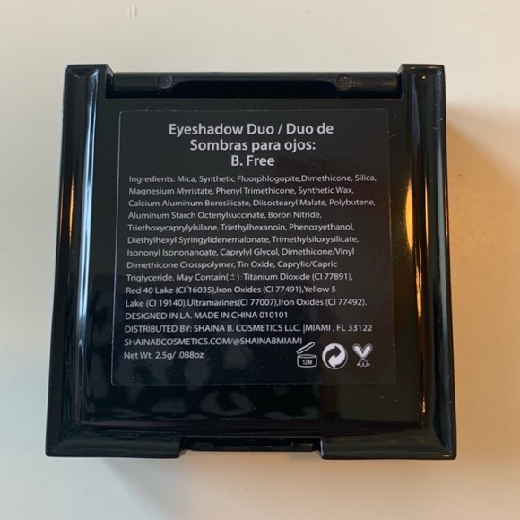 NEW Shaina B. Pink gold Eyeshadow Duo in B. Free - Picture 5 of 5